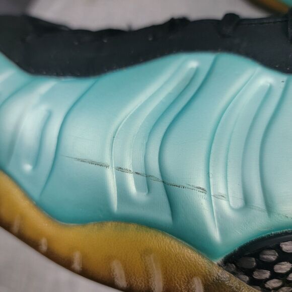 Size 15-Nike Air Foamposite Pro Island Green 624041-303 Men\'s Basketball GS